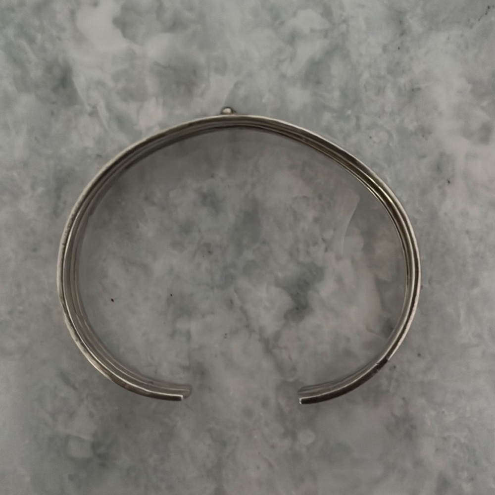 Sapphire and 925 sterling silver bracelet - Picture 2 of 4